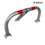 Arceau de parking ø60mm pieds zingués