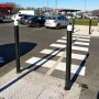 Poteau à mémoire de forme | Tête boule PMR | À sceller | Ø 100mm - H1310mm