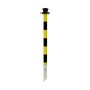 Poteau de balisage PVC à planter | Monobloc | ø50 - H950 mm