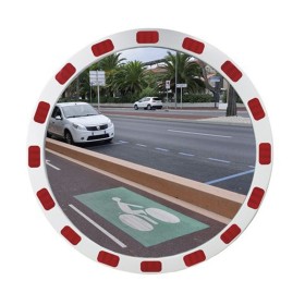 Miroir de circulation 30cm 40cm 45cm 60 cm convexe signalisation sécurité  circulation sortie auto garage