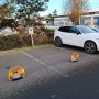 Arceau de parking rabattable automatique solaire STOPSOL