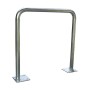 Arceau en épingle galvanisé à platine pour vélos | 750xH750mm
