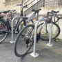 Epingle à vélo galvanisé U inversé à platine 750xH750mm