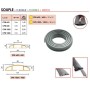 Protège câble intérieur souple | PVC | 3000x66x15mm