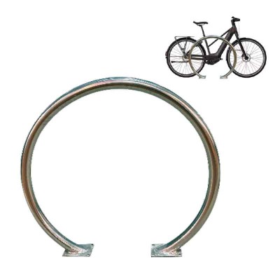 Arceau vélo rond | INOX | ø800xH940mm