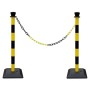 Poteau de balisage PVC monobloc | ø50 - H950 mm