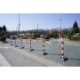 Poteau de balisage PVC monobloc | ø50 - H950 mm
