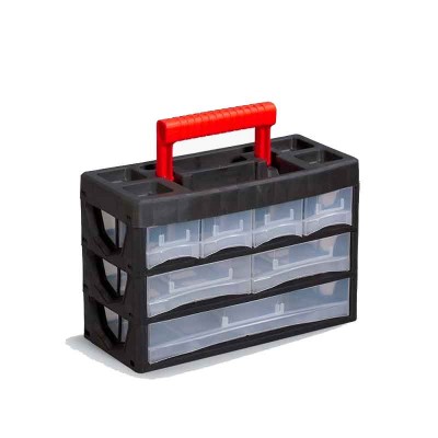 Casier plastique transportable 7 tiroirs