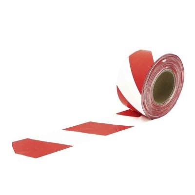 copy of Safety tape red/white double side | 100mx50mm