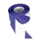 Safety tape blue/white double side | 500mx50mm