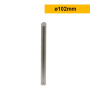 Poteau anti-bélier biseauté à sceller INOX 201 | ø102 - H1200mm