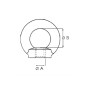 Anneau de levage femelle | Acier | ø8 à 14mm